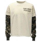 SAINT VANITY Bootcamp Camo Layered Long Sleeve Tee