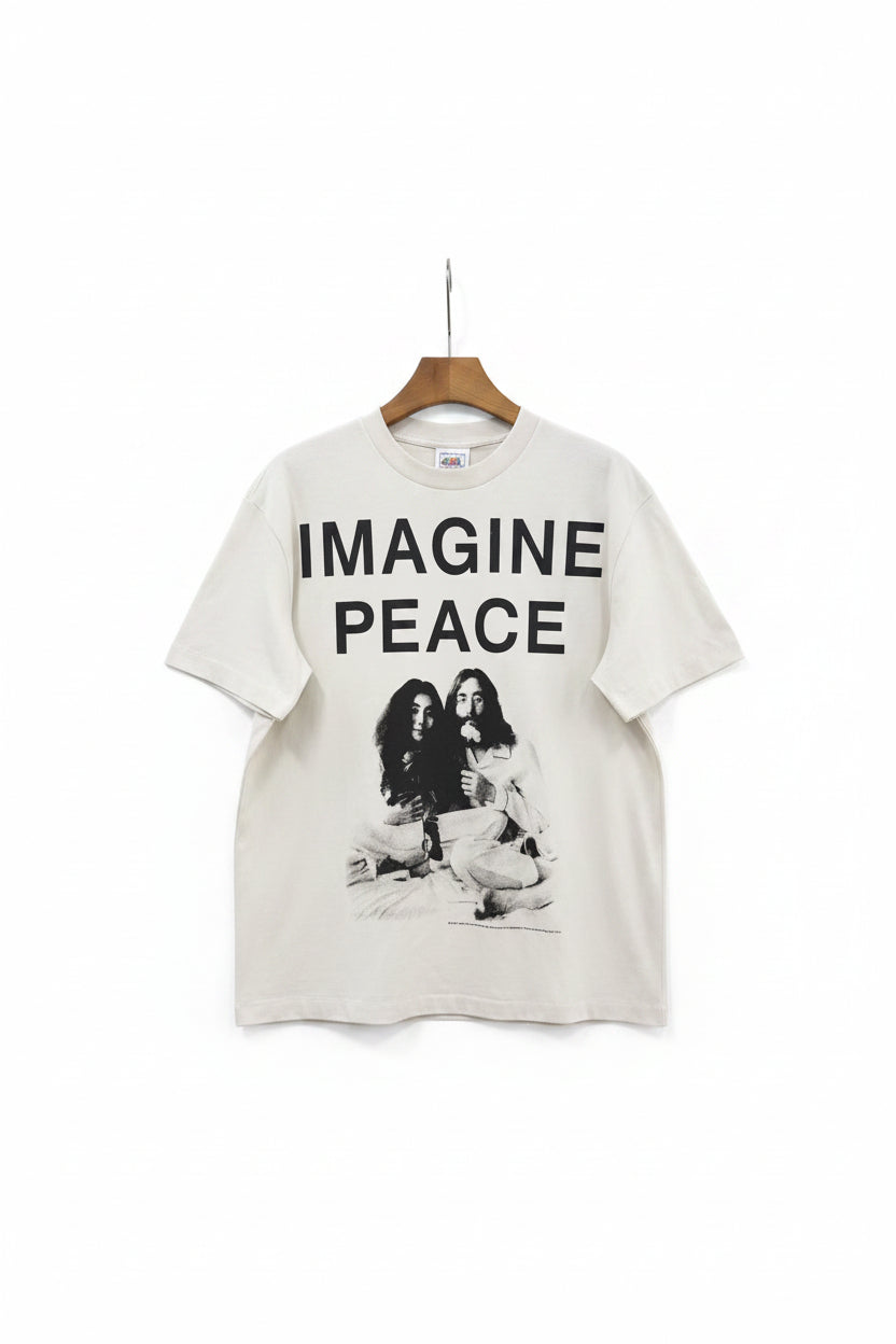 Saint Michael Imagine Peace Vintage Graphic Short Sleeve Tee
