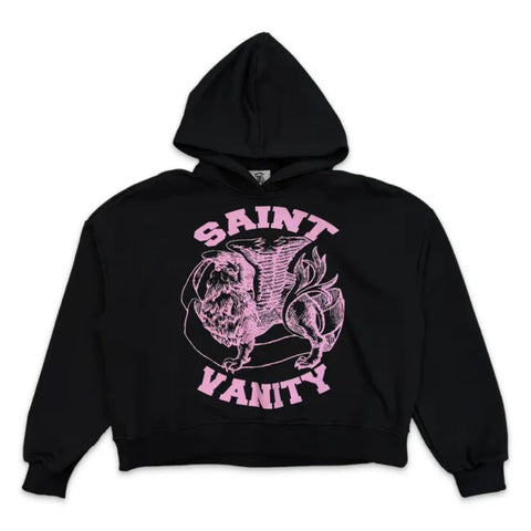 SAINT VANITY PINK GRIFFIN HOODIE VINTAGE GRAPHIC PULLOVER