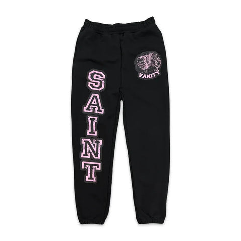SAINT VANITY PINK GRIFFIN JOGGER SWEATPANTS VINTAGE GRAPHIC