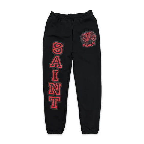 SAINT VANITY RED GRIFFIN JOGGER SWEATPANTS VINTAGE GRAPHIC