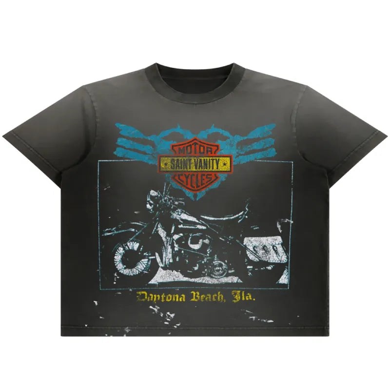 SAINT VANITY MOTORCYCLE DAYTONA BEACH VINTAGE DISTRESSED