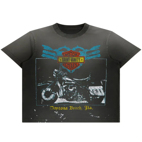 SAINT VANITY MOTORCYCLE DAYTONA BEACH VINTAGE DISTRESSED
