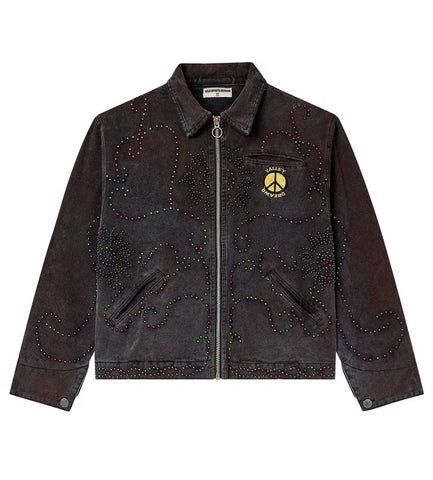 Vale Forever Paranoia Denim Work Jacket Washed Black