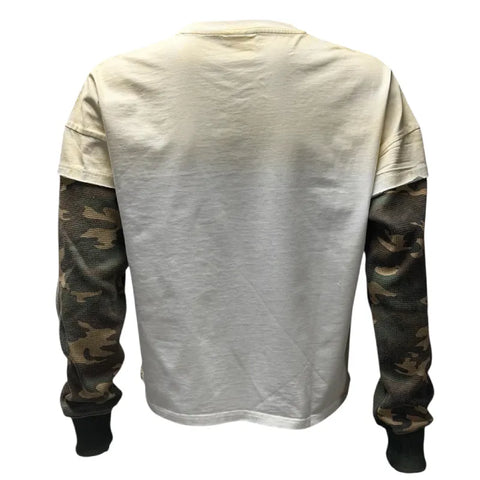 SAINT VANITY Bootcamp Camo Layered Long Sleeve Tee