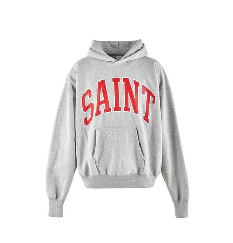 Saint MXXXXXX Red SAINT Arch Logo Oversized Hoodie