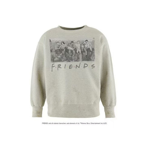 Saint MXXXXXX Friends TV Show Vintage Washed Crewneck Sweatshirt