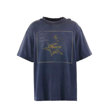 Saint Michael Internal Paradise Star Distressed Vintage Tee