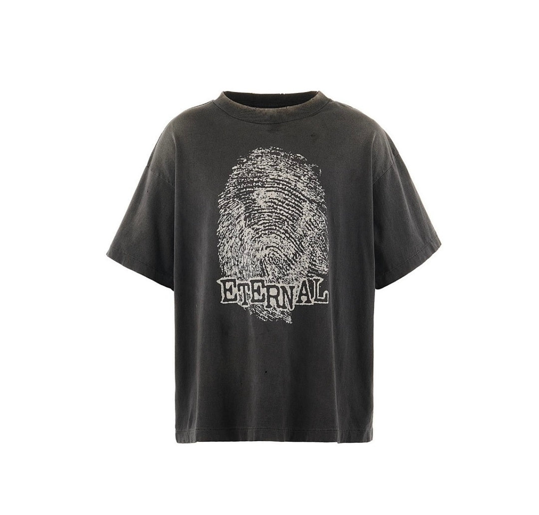 Saint Michael Eternal Fingerprint Vintage Washed Tee