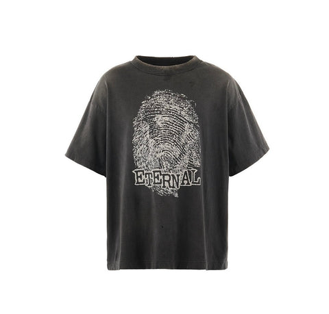 Saint Michael Eternal Fingerprint Vintage Washed Tee