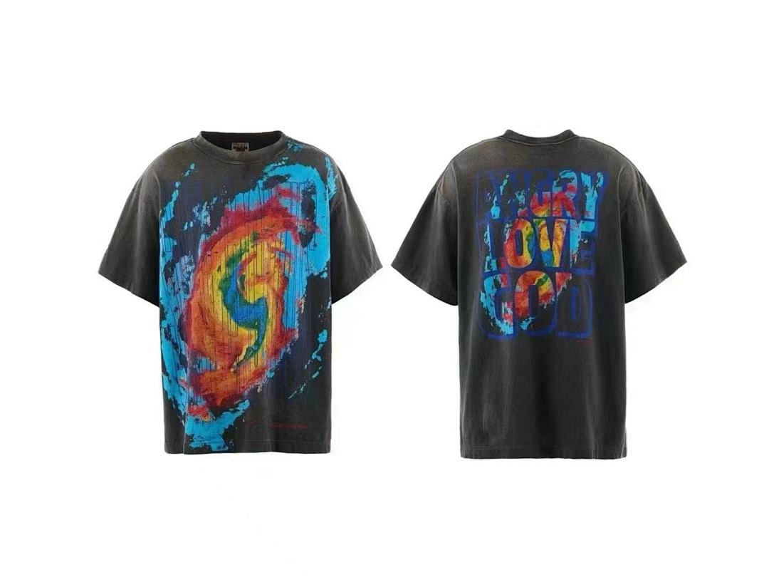 Saint Michael Very Love God Hurricane Vintage Washed Tee