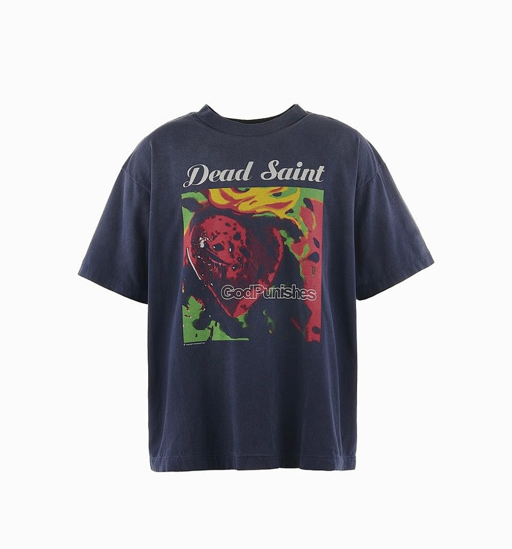 Saint Michael Dead Saint God Punishes Vintage Washed Tee