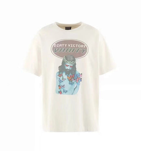 Saint Michael Dirty Victory Vanity Butterfly Vintage Tee