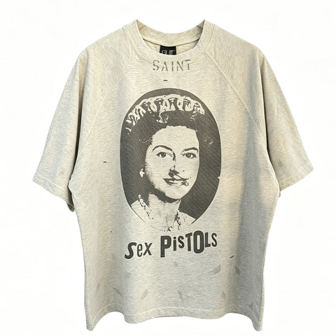 Saint Michael Sex Pistols Queen Portrait Vintage Raglan Tee